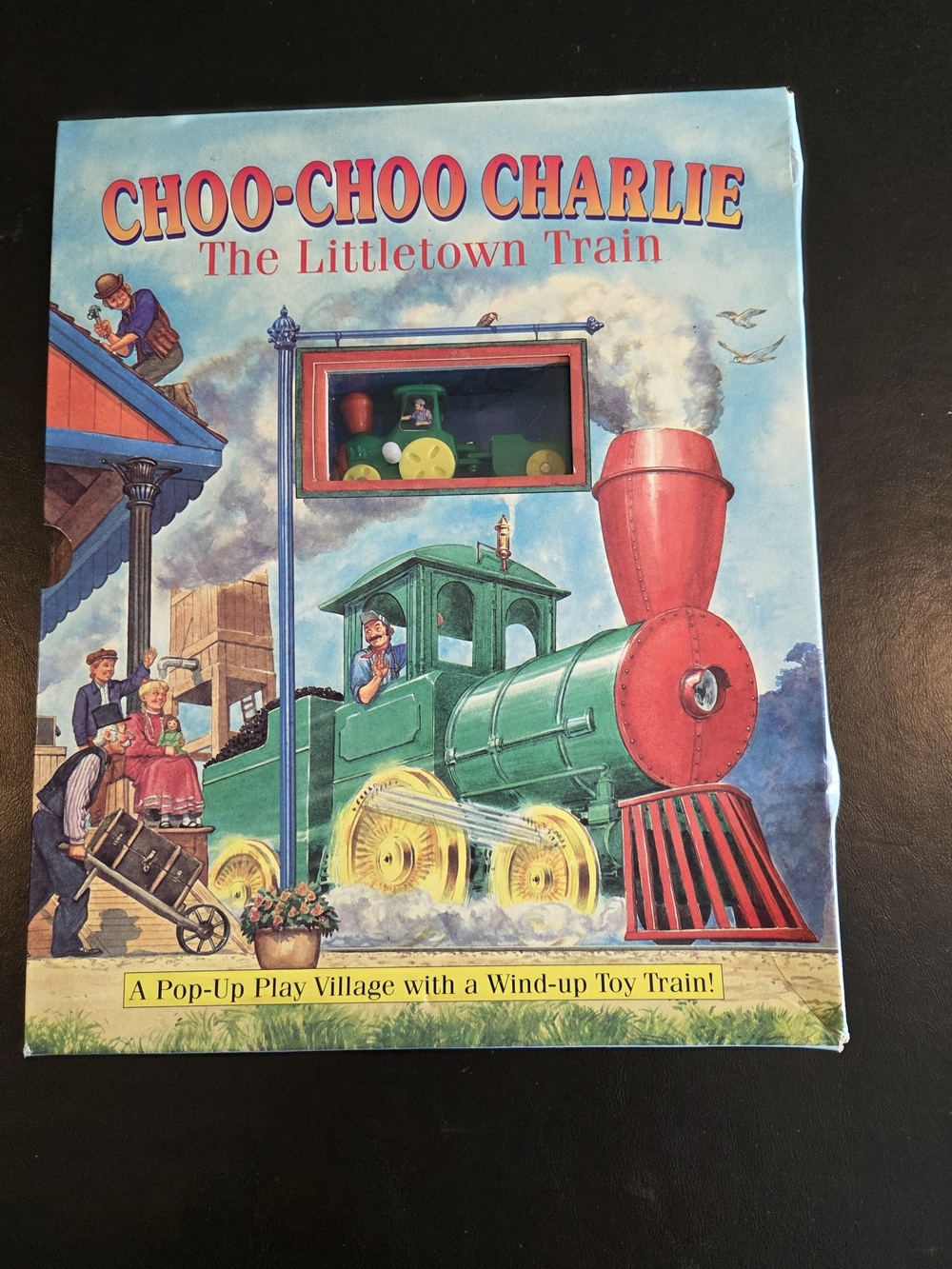Choo-Choo Charlie: The Littletown Train – Vintage 1997 Pop-Up Play Village Book